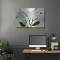 thumbnail image 5 of Luxe Metal Art 'Blue Poppies I' by Annie Warren, Metal Wall Art, 36"x24", 5 of 9