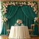 thumbnail image 2 of Cortinas Antirrugas para Fondo de Fiesta Verde Cazador 3x2m, 2 of 9