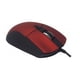 thumbnail image 2 of Mouse Alámbrico Ergonómico USB Naceb 6 Botón Antiderrapante Rojo Naceb Technology Modelo NA-0115R, 2 of 4