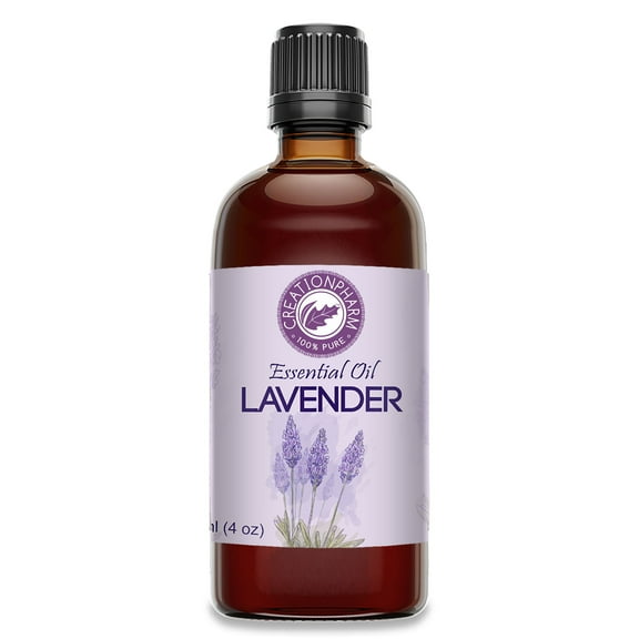 Lavender Oil 100% Pure Premium Lavender Essential Oil 4 oz - Aceite De Lavanda - from Creation Pharm