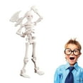 thumbnail image 2 of ​​LYINGF Movable Skeleton Action Figures - Poseable Joint Skeleton Doll Figurines for Halloween Decor, Unique Holiday Decoration with Articulated Limbs​​, 2 of 9