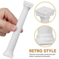 thumbnail image 2 of Greenadscape 8pcs Round Cake Columns White Plastic Decorative for Baker's Events, 2 of 8