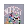 thumbnail image 5 of Disney Girls Mickey Mouse Sweatshirt, Printed Cartoon Mickey and Friends Sweatshirt Light Blue - L, 5 of 5
