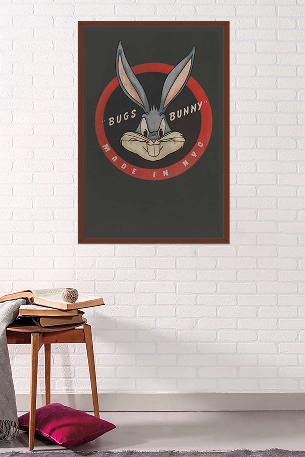 Looney Tunes - Bugs Bunny - NYC Wall Poster, 22.375" x 34", Framed
