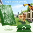 thumbnail image 4 of RLESO Dog Grass Pee Pads,Artificial Dog Grass Pads for Potty Tray,Fake Grass for Dogs to Pee On,Outdoor Indoor Pee Grass for Dog Potty(1418 Inch), 4 of 10