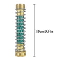 thumbnail image 4 of 1pcs Short Flexible Garden Hose Extension Protector with Coil Spring Hose Kink Protector + 4pcs Washers + 2pcs Sealing Tape, 4 of 7