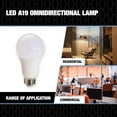 thumbnail image 3 of YWC-Topaz LED Light Bulb, A19, 9W, 2700K, 90CRI Dimmable, 3 of 4
