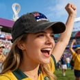 thumbnail image 6 of Only Moment Wine World Cup Fan Gear Classic Structured Baseball Cap Polyester Cotton Blend Adjustable Original Classic Low Profile Cotton Hat Unconstructed Plain Cap Men Women One Size, 6 of 8