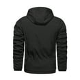 thumbnail image 3 of IROINNID Men's Long Sleeve Zip Up Mid-Length Hoodie Jacket Solid Color Leisure Detachable Jacket Sports Thin Cotton Jacket, 3 of 7