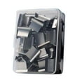 thumbnail image 3 of Handheld Pusher Refill Clips, Stable Metal Pusher Dispenser Clip Decorative  for Fixing Test Papers 50Pcs Refill Clips,50Pcs Colorful Refill Clips, 3 of 8