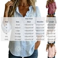 thumbnail image 4 of APEXFWDT Floral Boho V Neck Shirt Women Long Sleeve Button Down Shirts Casual Western Shirts, 4 of 5