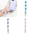 thumbnail image 2 of Braided Daisy Keychain Cute Car Keyring Pendant Key Holder Bracelet for Women, 2 of 8