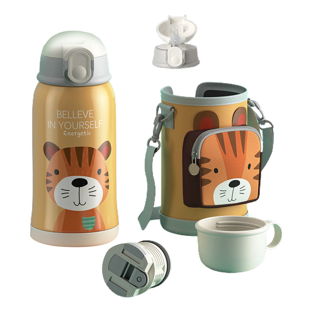 LION - Kids Stainless Steel Food Thermos Jar