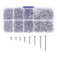 thumbnail image 1 of 800pzs Tornillo autorroscante de acero inoxidable Kit surtido Tuerca cerradura Juegos tornillo clavo rosaca madera M2, 1 of 5