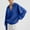 Blue, variant on Babysbule Plus Size Womens Sweaters Women Casual Solid Long Sleeve Thick Knit V-Neck Sweater Coat Women's Fashion