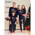 thumbnail image 3 of Nuevo sombrero navideño con barba blanca, vestido de fiesta americano con estampado para padres e hijos, 3 of 4