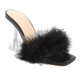 thumbnail image 3 of High Heel Shoes Female Sandals Women Black Durable Non-slip Sole Easy to Put On and Take Off 1 Pair, 3 of 3