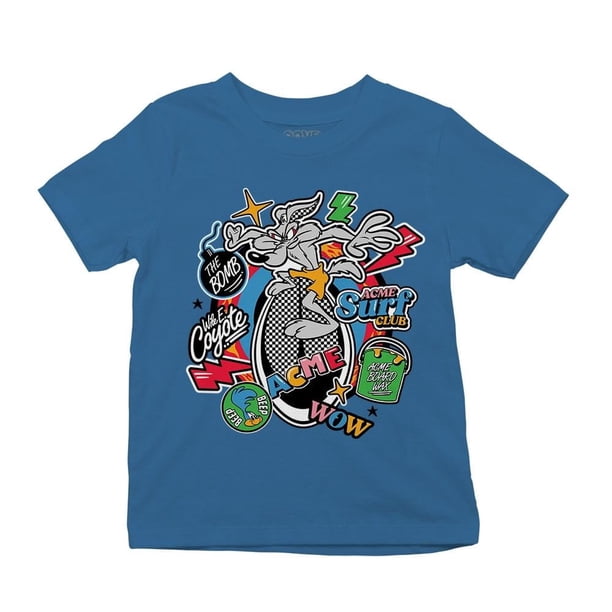 Playera Fan Army Talla 10 Looney Tunes BB playera manga corta turquesa