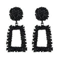 thumbnail image 1 of Pendientes de aleación trapezoidal geométrica hueca a la moda para mujer Wmkox8yi sjalhkljlk4206, 1 of 4