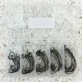 thumbnail image 6 of 51Pcs Fishing Hooks High Carbon Steel Worm Senko Bait Jig Fish Hooks with Plastic Box, 6 of 7