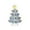 Blue, variant on Rojia Mini Crystal Glass Christmas Tree Tabletop Decoration 2.4" Christmas Tree Figurine Desk Xmas Trees Crafts Gifts Holiday Centerpiece Table Decorations for Bedroom Office Home Party Decor