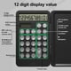 thumbnail image 5 of ¡Liquidación! Calculadoras científicas de Lulshou para útiles escolares, calculadoras de 12 dígitos con tableta de escritura, calculadora financiera plegable, calculadora de bolsillo con pantalla LCD, 5 of 7