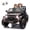 Black, variant on 24V Kids Ride On Electric Car with Parent Remote Control, 2WD Rear Suspension, Bluetooth USB, LED Headlight, Portable Pull Rod Storage Toy Car for Ages 3-8, Black