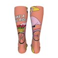 thumbnail image 6 of Bingfone Flamingo Riding a Bicycle Print Compression Socks for Women and Men Long Socks for Running Athletic Cycling Nurse, 6 of 8