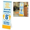 thumbnail image 1 of Beistle S100364V Social Distancing Floor Display Property, 1 of 1