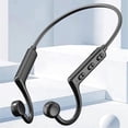 thumbnail image 2 of Wireless Headphones Neck-Mounted Bone Conduction Bluetooth Headset Headphones Works on Smartphones M, 2 of 5