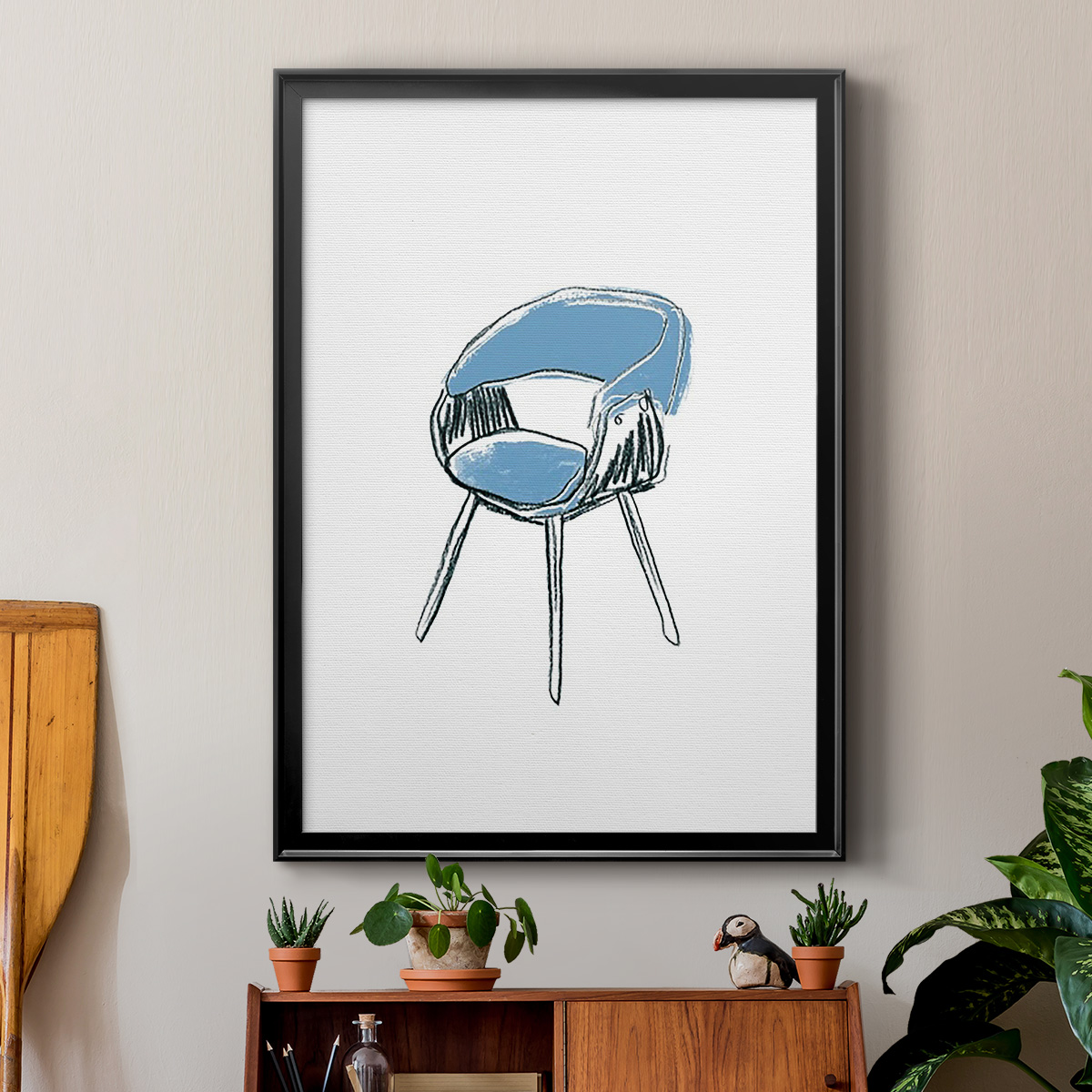 Take a Seat I Premium Framed Print, in Gold, Black, or Silver - Ready to Hang
