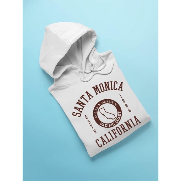 Santa Monica Pacific Coast Hoodie Men's -SelectDesign