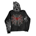 thumbnail image 4 of CNKOO Ladies Casual Clothes Y2K Style Asymmetrical Jackets Spider Pattern Daily Outfit, 4 of 8