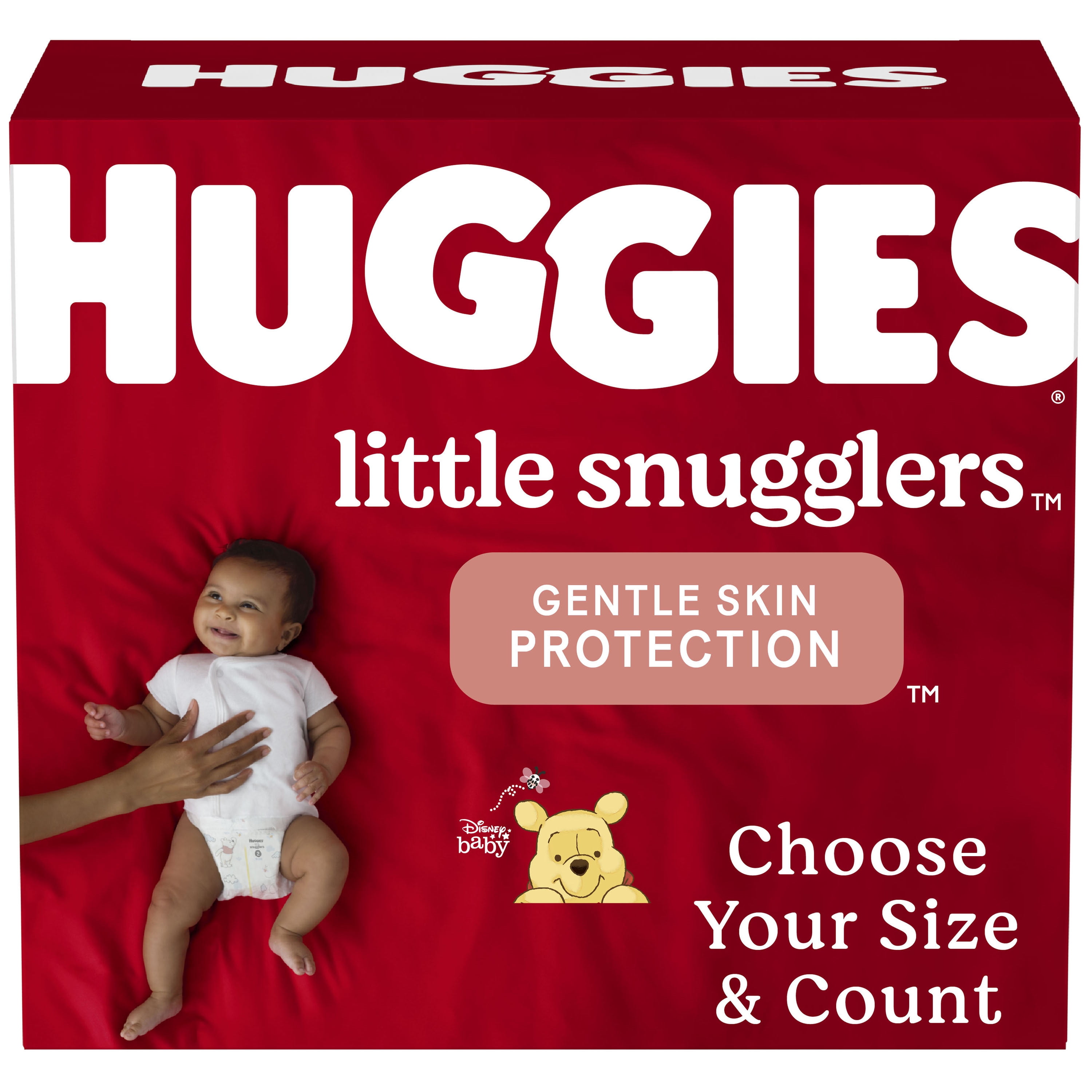 Huggies Little Snugglers Baby Diapers, Size 2, 128 Ct