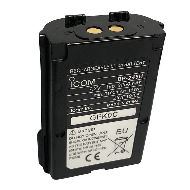 Batería Icom BP245H Li-ion 7,2 V 2050 mAh para M72 y M73