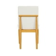 thumbnail image 5 of HomePop Modern Upholstered Dining Chair, Set of 2, Cream, 5 of 10