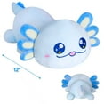 thumbnail image 7 of Houwsbaby 12'' Blue Axolotl Plush Pillow,Cute Relaxing Pose Axolotl Stuffed Animal,Plushie Squishy Toy Birthday Christmas Halloween Hoilday Ideal Gift for Toddler Kids Boys Girls, 7 of 7