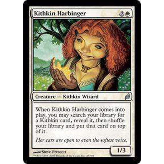 MtG Lorwyn Uncommon Kithkin Harbinger (Foil)