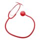 thumbnail image 2 of Estetoscopio para niños Juego de simulación Juguete Estetoscopio de enfermería de Trabajo Real para niños Juego de Roles Rojo, 2 of 5