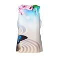 thumbnail image 5 of Gaeub Butterfly In Blossoms Zen Men's Athletic Tank Top, Workout Sleeveless Shirts, Running Tank Tops for Gym, Running, Training - 4X-Large, 5 of 9
