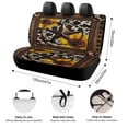 thumbnail image 2 of Western Texas Star Vintage Style Stars On Wood Panel Print Rustic Car Rear Seat Covers,Bench Back Seat Cover , Easy to Install Universal Fit for Cars Trucks Vans And SUVs, 2 of 6