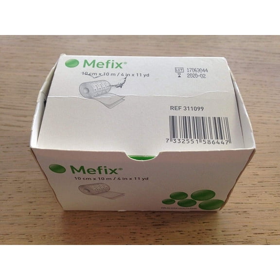 Mefix Self-Adhesive Fabric Tape. Width: 4" (10cm) x 11 yards, Quantity: 1 Roll