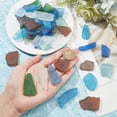 thumbnail image 3 of 135Pcs Mosaic Tiles Irregular Shapes Glass Tile Glass Stained Pieces Broken Ceramic Tiles Art Making Supplies for Craft Bathroom Kitchen Home Decoration, 3 of 6