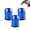 Blue*3, variant on Magnetizer and Demagnetizer Tool Set for Drill, Universal Magnetic Bit Holder for Screwdriver & Impact Driver