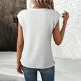 thumbnail image 5 of ZyeKqe Womens Cap Sleeve Tops Tie-Dying Crewneck Shirts Casual Loose Fitted Tees Top Summer Outfits, 5 of 8