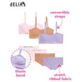 thumbnail image 5 of dELiA*s Girls Training Bra Underwear Set Seamless Training Bralette and Hipster Panties 7 Piece, 5 of 7
