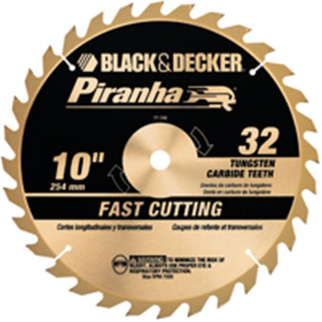6 1/2" Carbide 36 tooth saw blade Piranha Black & Decker 