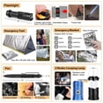 thumbnail image 5 of KAQINU Survival Kit 250 Pcs with Molle System Compatible Bag,Emergency Tent,Flashlight and more Great Gift for Men Camping Outdoor Adventures, 5 of 7