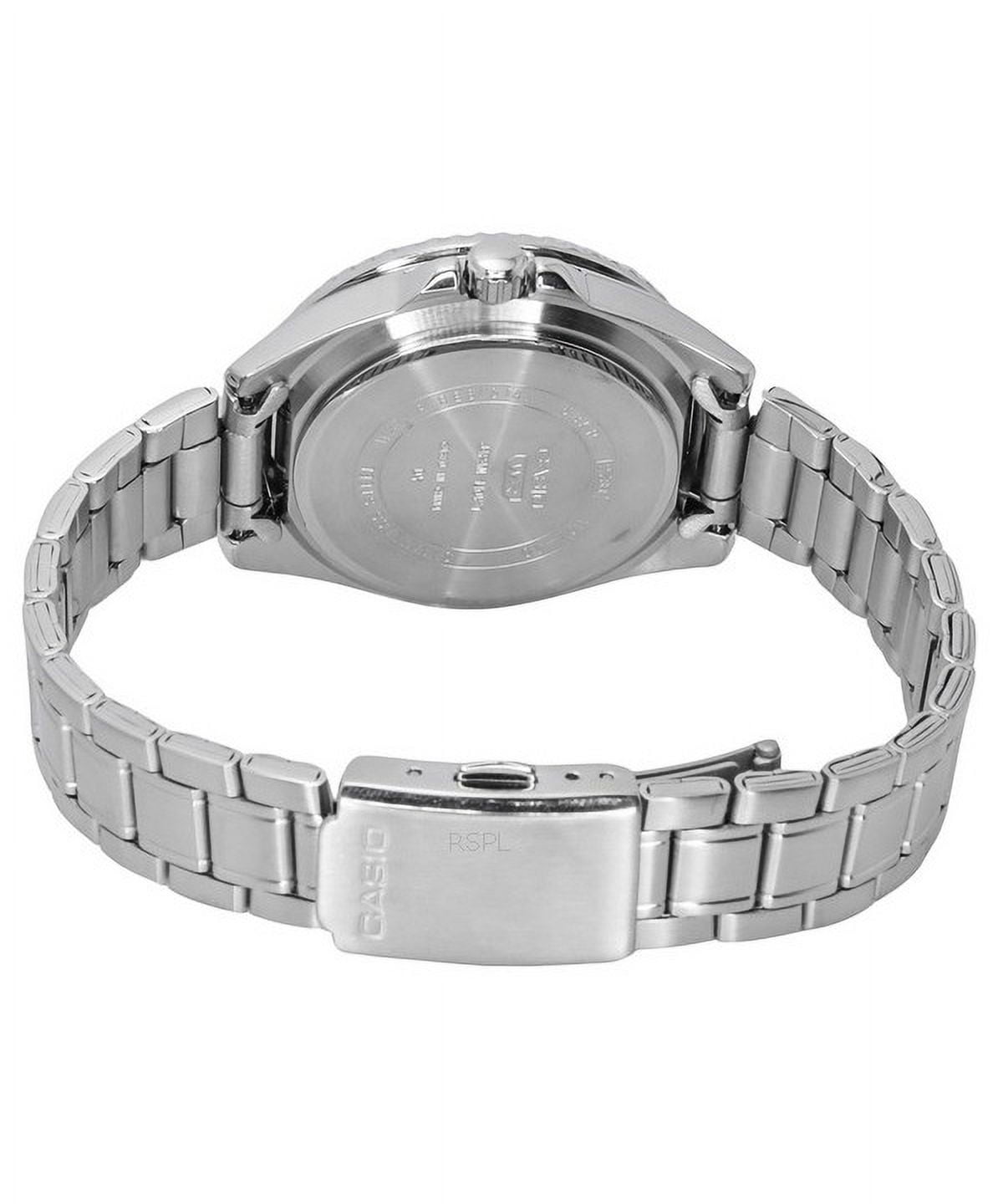 Casio Men's Stainless Steel Watch with Black Dial - MDV-10D-1A1VDF