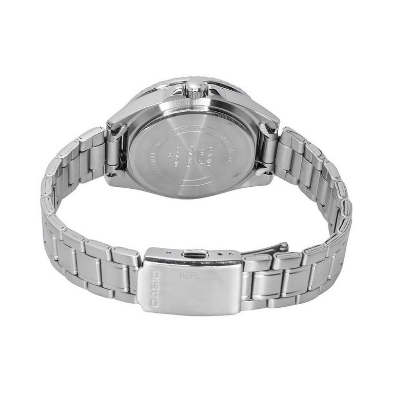 Casio, Men's Stainless Steel Watch with Black Dial, MDV-10D-1A1VDF